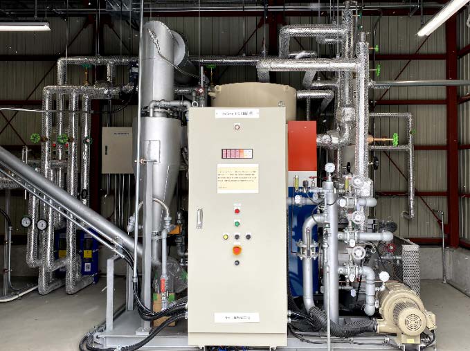 もみがら熱利用装置温水発生装置KoCona-HOT