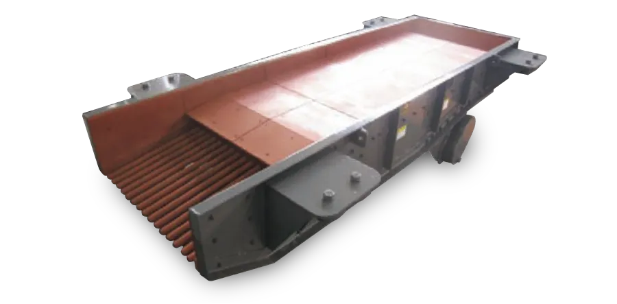 モーターマウント型グリズリ振動フィーダ